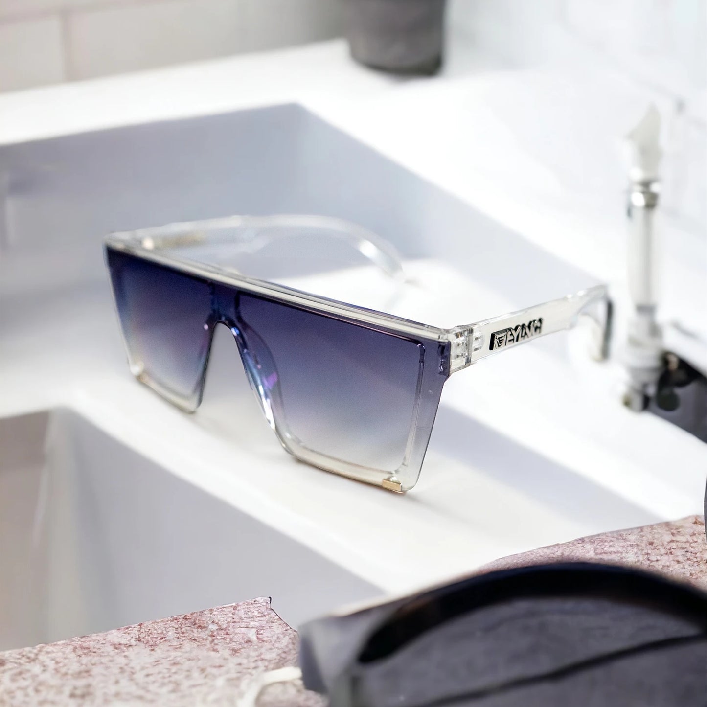 Exclusive Transparent Grau Weiß